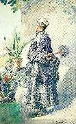 Carl Larsson flickan med dammvippan oil painting artist